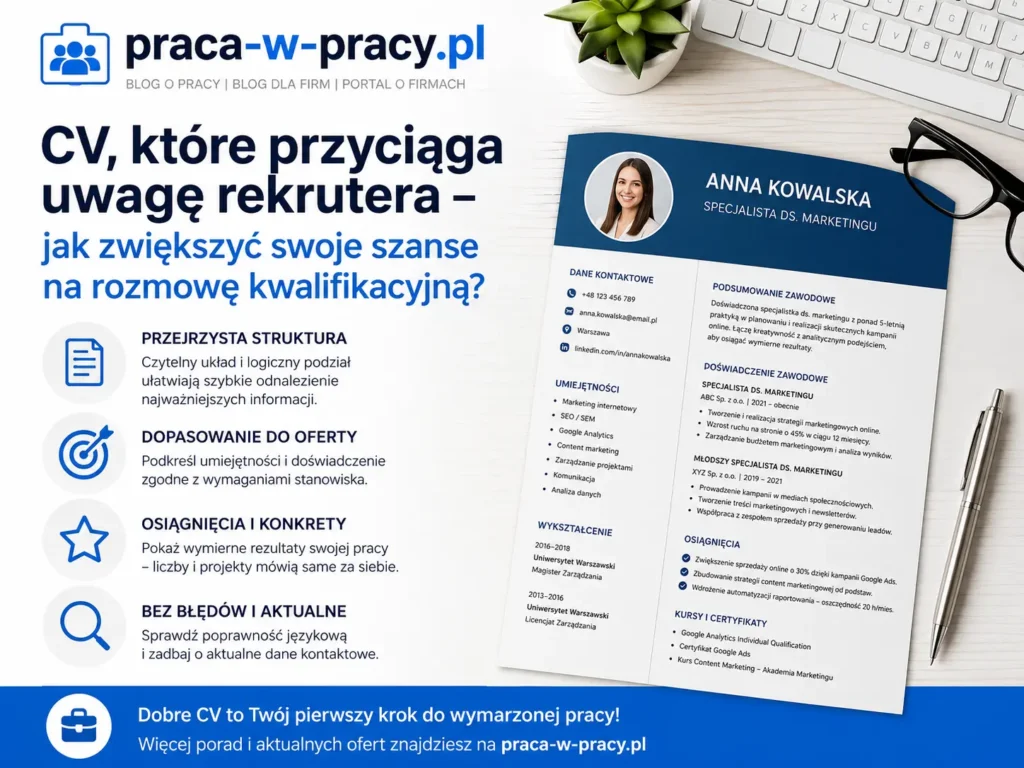 CV, które przyciąga uwagę rekrutera